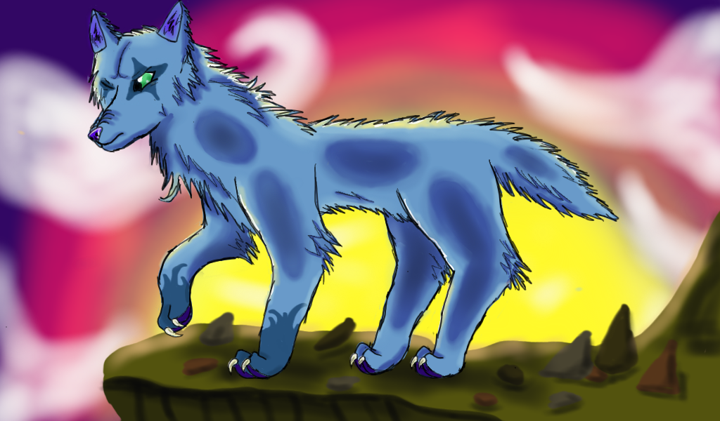 Untitled Blue Wolf