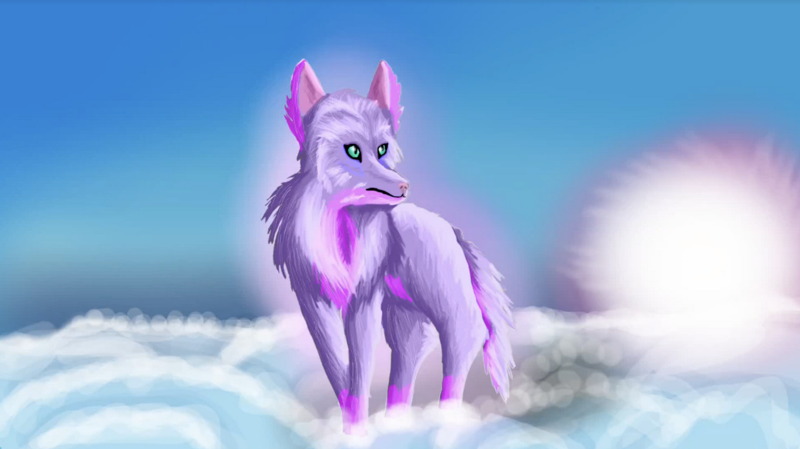 Lavender Wolf