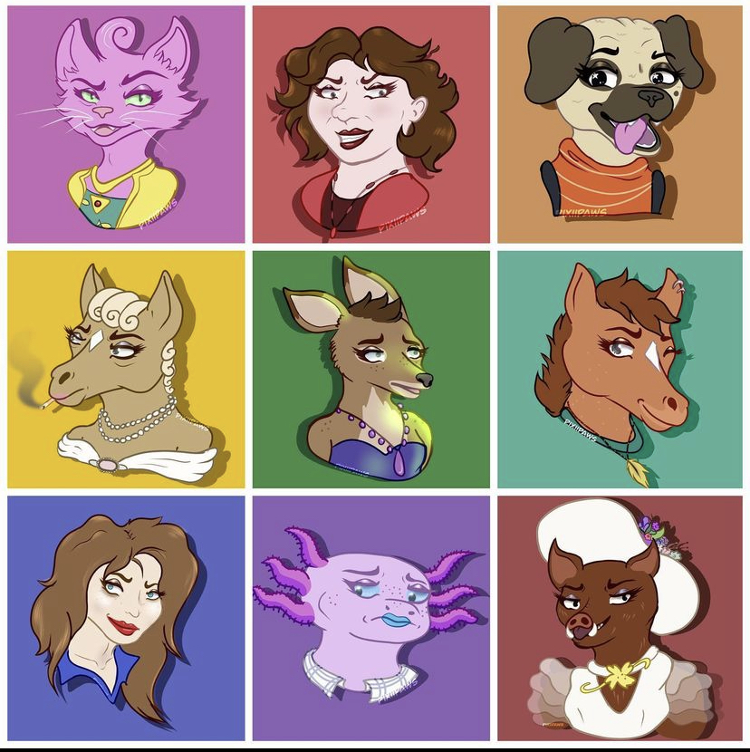 Bojack Women Busts Bojack Busts