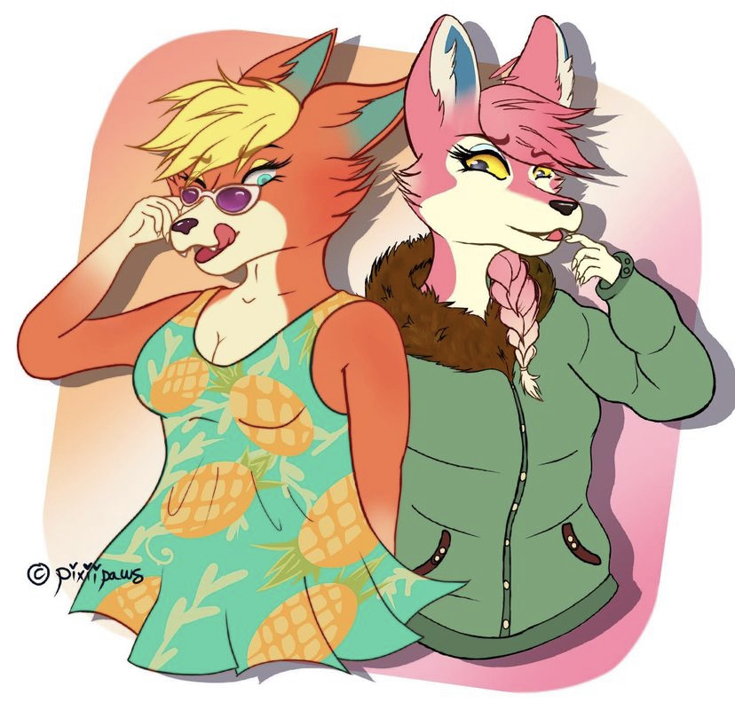 Audie and Freya (ACHN) Audie and Freya
